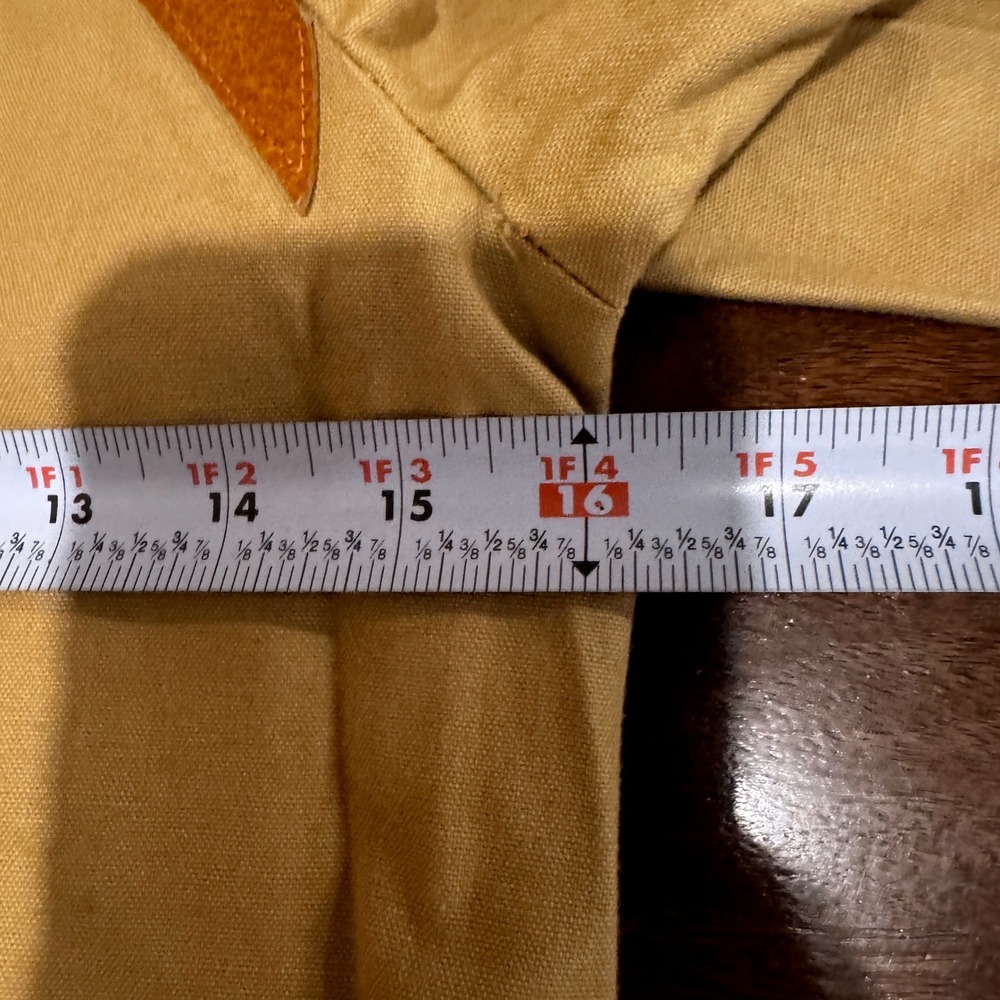 Vintage 60s John Marks London Mod Raincoat Canvas Leather Trim 1/2 Zip A-Line 10 - Picture 8 of 8